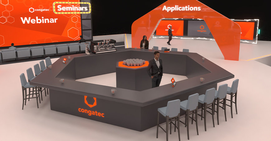 congatec abre un stand de feria virtual para el intercambio interactivo de información